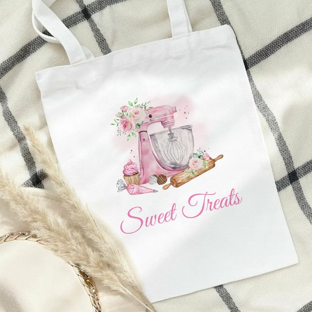 Bolso De Tela Pasteles dulces Panadería Rosa (Subido por el creador)