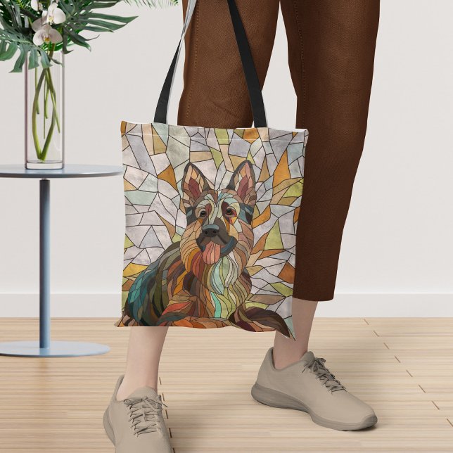 Bolso De Tela Pastor Alemán - Arte Mosaico (Subido por el creador)