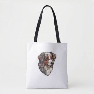 Bolso De Tela Pastor Australiano Perro 1