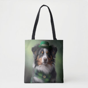 Bolso De Tela pastor australiano san patricio