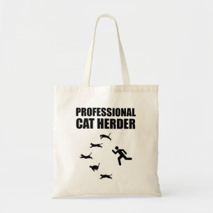 Bolso De Tela Pastor de Gatos Profesionales Graciosos Pastores d