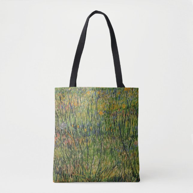 Bolso De Tela Pastor en Bloom por Vincent van Gogh (Anverso)