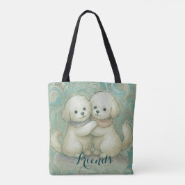 Bolso De Tela Patas Hermanas 
