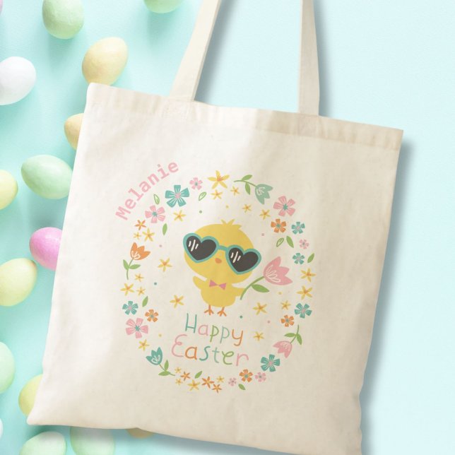 Bolso De Tela Patata de Pascua con flores (Subido por el creador)