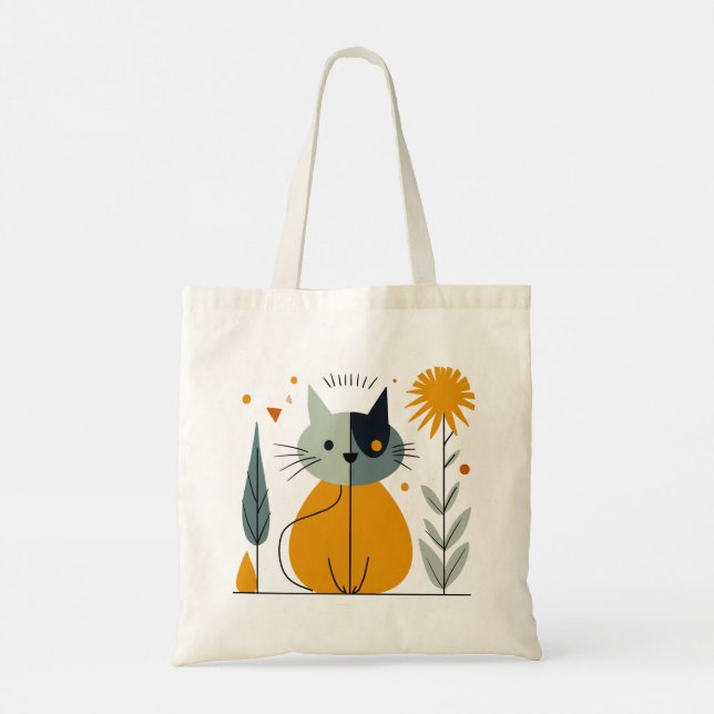 Bolso De Tela Patchwork Kitty (Reverso)