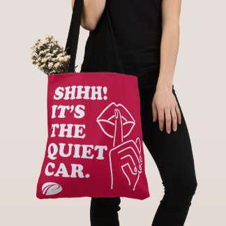 Bolso De Tela PATCO "¡Shhh! Es el coche tranquilo" Tote Bag