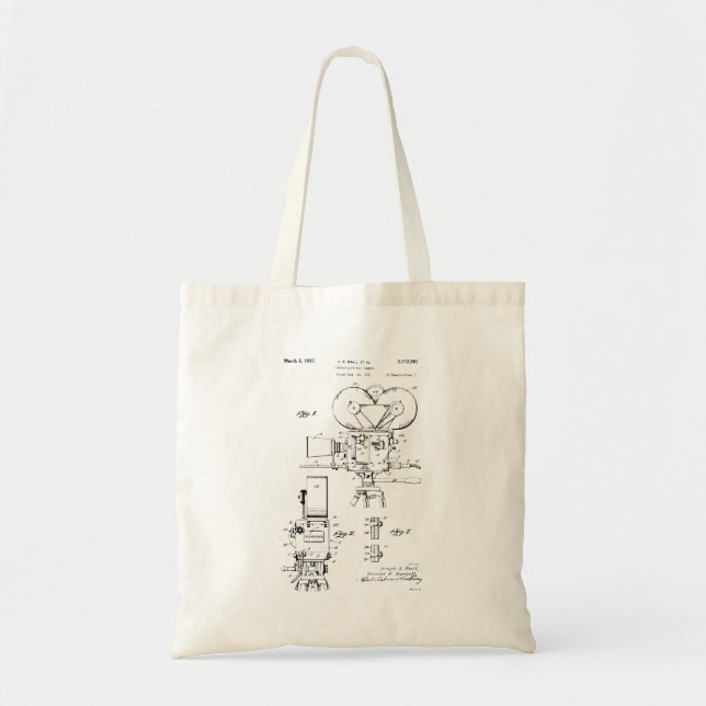 Bolso De Tela Patente de cámara de película (Frente)