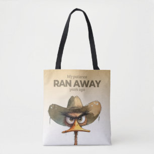 Bolso De Tela Patience Ran Away tote bag