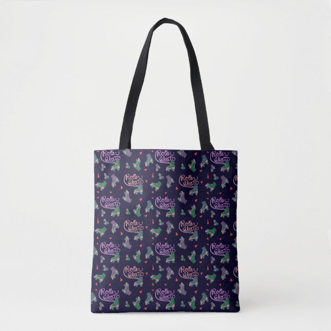 Bolso De Tela Patín de ruedas (Anverso)