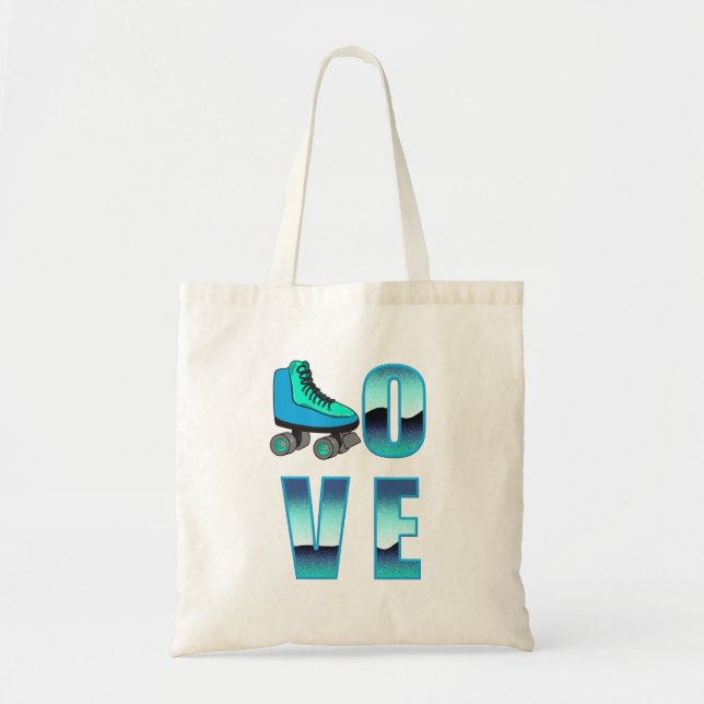 Bolso De Tela Patinaje de amor (Frente)