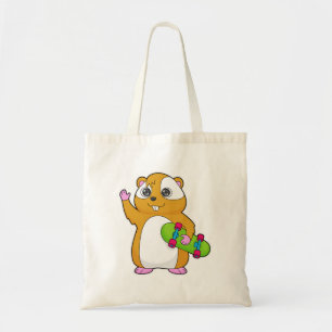 Bolso De Tela Patineta de esquí de Hamster