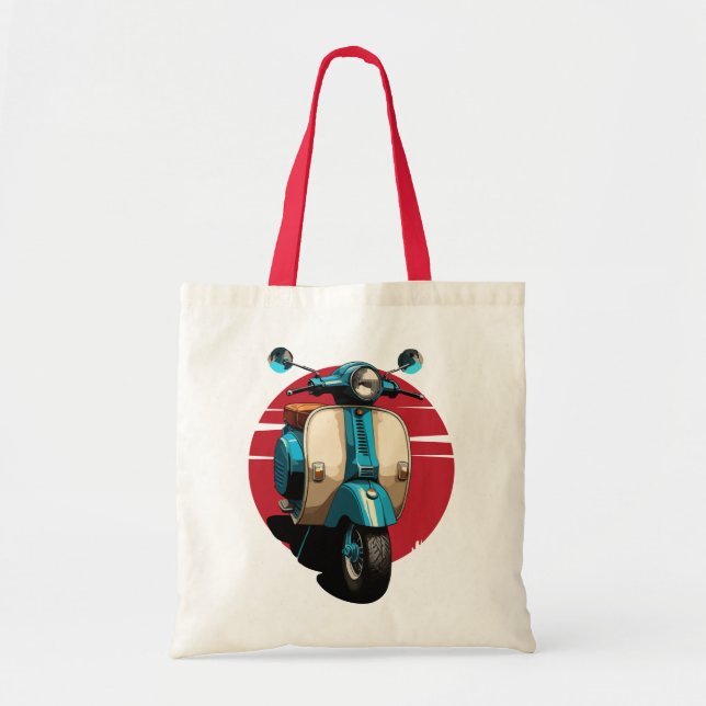 Bolso De Tela Patinete (Frente)