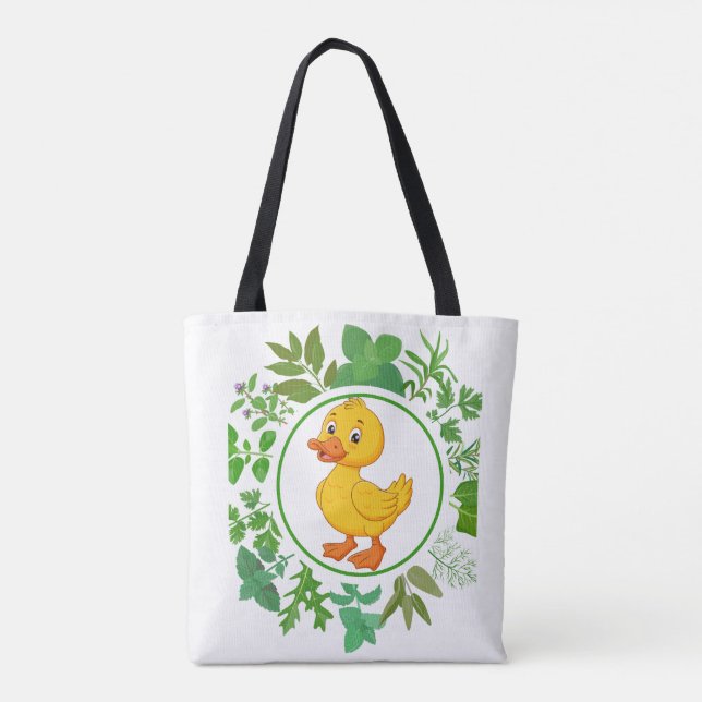 Bolso De Tela Pato (Reverso)