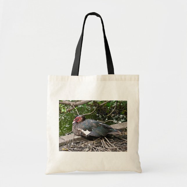 Bolso De Tela Pato de Muscovy (Frente)