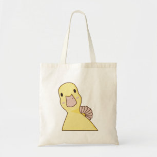 Bolso De Tela Pato facial inocente
