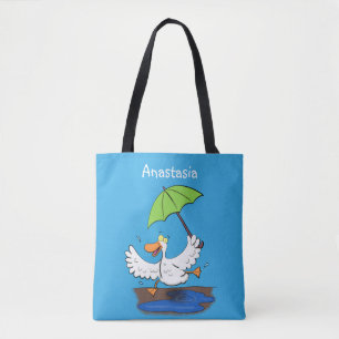 Bolso De Tela Pato gracioso con personalizado bailarín de paragu