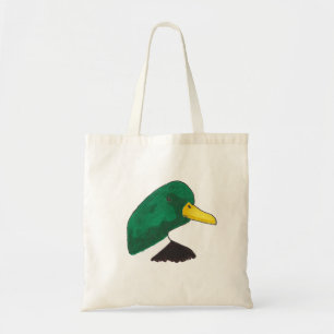 Bolso De Tela Pato mallard dibujado a mano