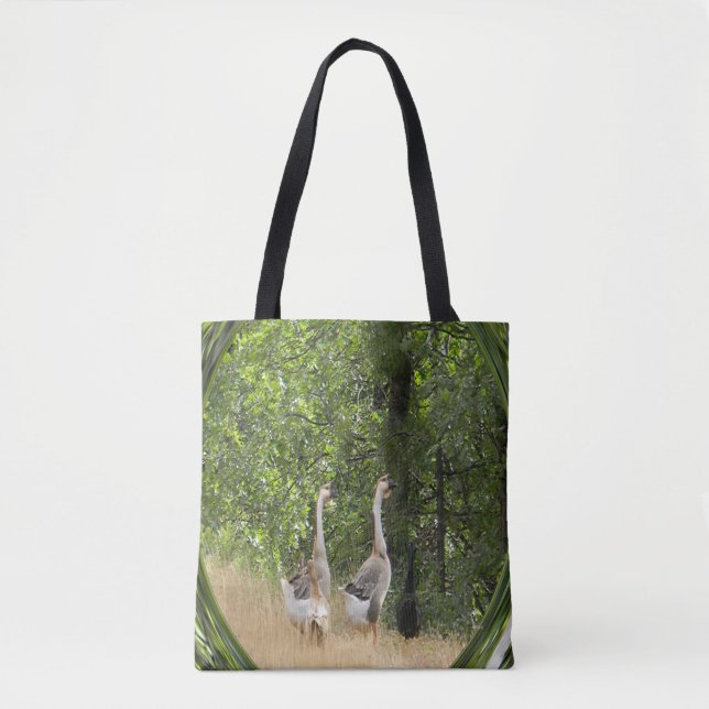 Bolso De Tela Pato, pato, ganso.... (Anverso)