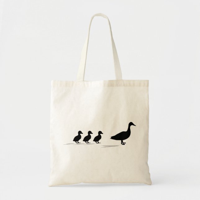 Bolso De Tela Pato, pato, pato (Frente)