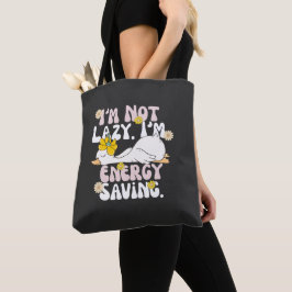 Bolso De Tela Pato Perezoso Divertido 