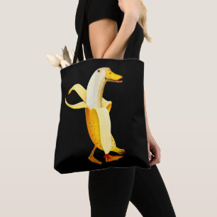 Bolso De Tela Pato Plátano. Animales de frutas antropomórficos d