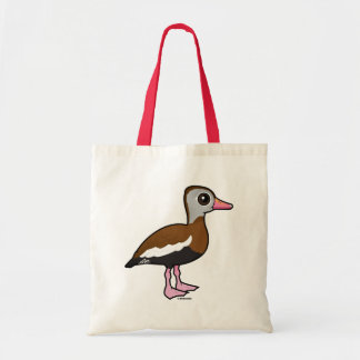 Bolso De Tela Pato silbante birdorable de barriga negra