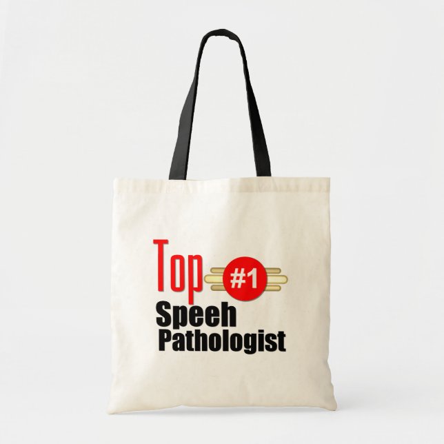 Bolso De Tela Patólogo de discurso superior (Frente)