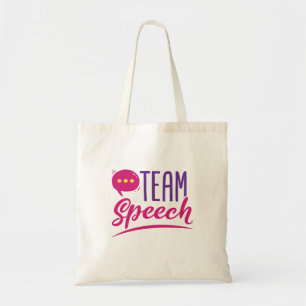 Bolso De Tela Patólogo del lenguaje de voz SLP