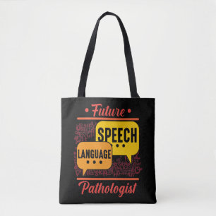 Bolso De Tela Patólogo del lenguaje del habla futuro Logopedica