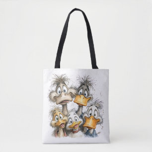 Bolso De Tela Patos caprichosos