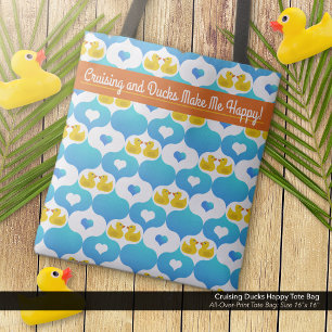 Bolso De Tela Patos de crucero felices