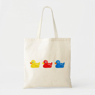Bolso De Tela Patos de goma