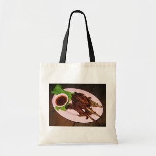 Bolso De Tela Patos de pato de barbacoa... Comida callejera tail