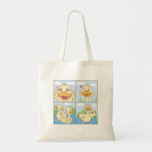 Bolso De Tela Patos Haciendo Cosas Lindas : AMOR