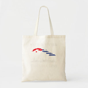 Bolso De Tela PATRIA Y VIDA VIVA CUBA LIBRE Vintage Cuba Flag cu