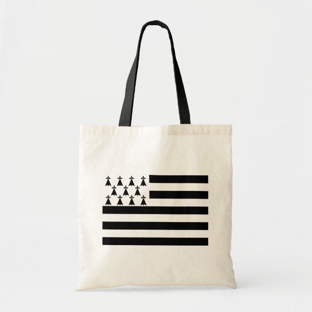 Bolso De Tela Patriotic Brittany Flag (Frente)