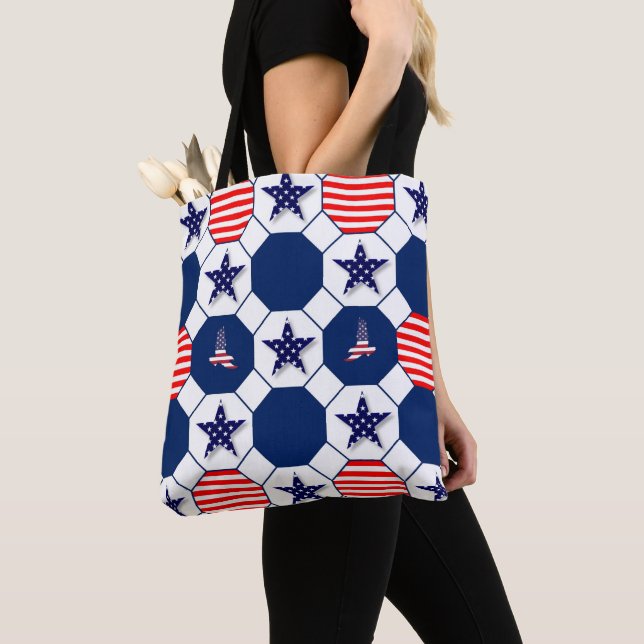 Bolso De Tela Patriótico (Detalle)