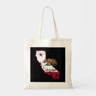 Bolso De Tela Patriótico de Bandera de California