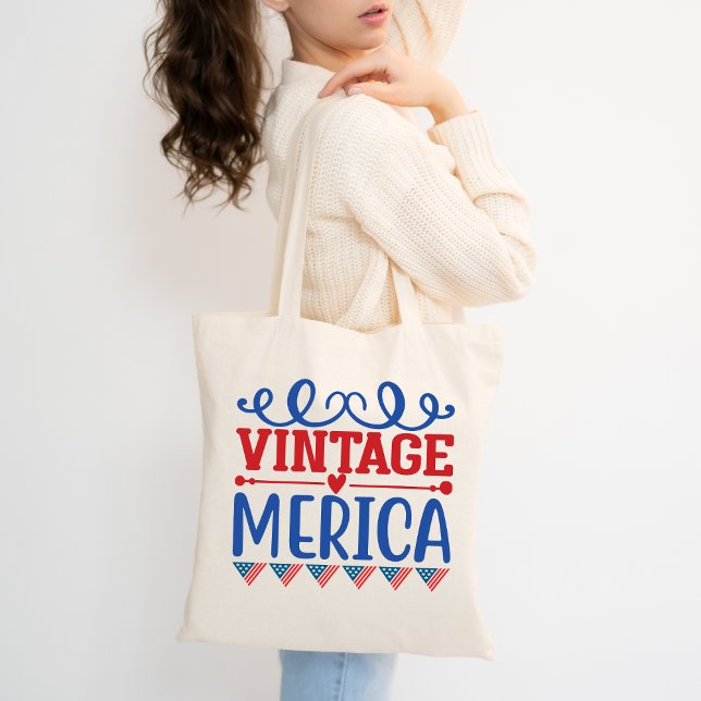 Bolso De Tela Patriótico de Merica Vintage (Subido por el creador)