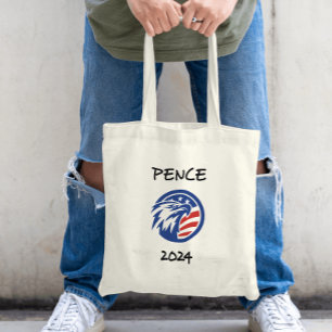 Bolso De Tela Patriótico Mike Pence 2024 Camiseta de águila elec