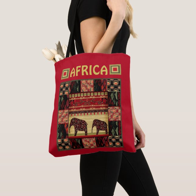 Bolso De Tela Patrocinio africano (Detalle)