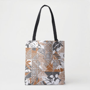 Bolso De Tela Patrón abstracto de tela tribal de tapa de estilo