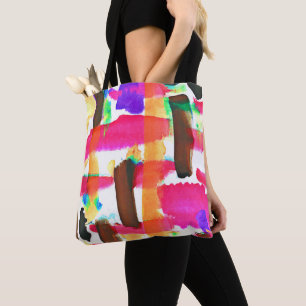 Bolso De Tela Patrón abstracto dinámico en el arte