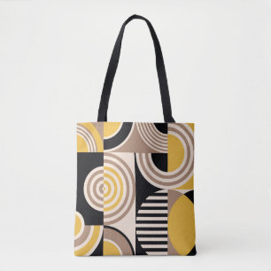 Bolso De Tela Patrón abstracto geométrico moderno. Diseño de 