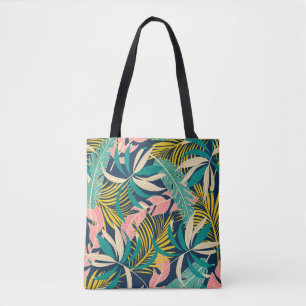 Bolso De Tela Patrón abstracto veraniego sin fisuras con el tro