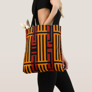 Bolso De Tela Patrón africano vibrante