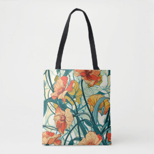 Bolso De Tela Patrón Art Nouveau
