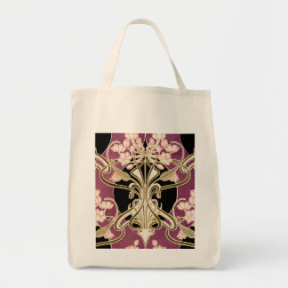 Bolso De Tela Patrón Art Nouveau #2