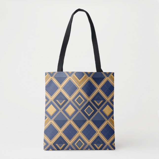 Bolso De Tela Patrón Art Nouveau de 1920 (Anverso)