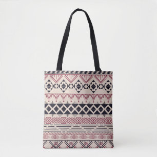 Bolso De Tela Patrón azteca. Antecedentes tribales de época